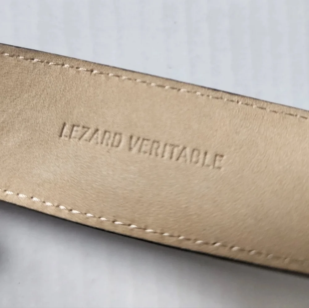Cartier Lizard Belt